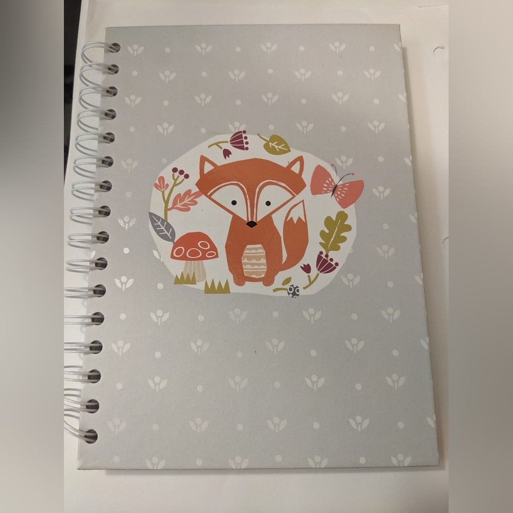 Fox Design Spiral Notebook